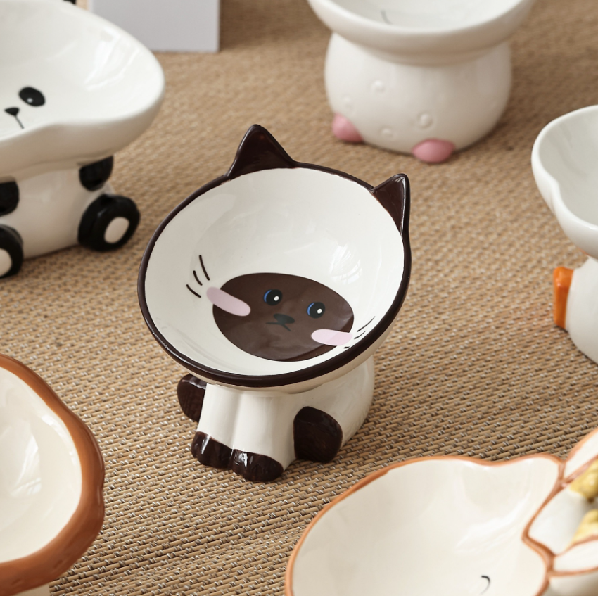 Ceramic Anti-Spill Pet Bowl
