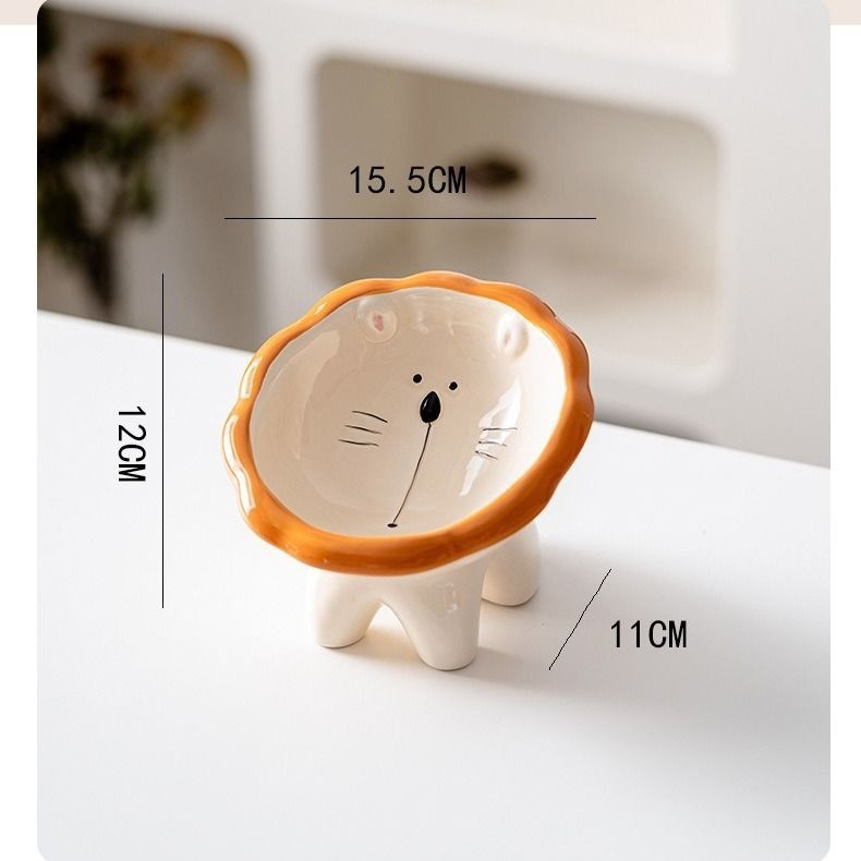 Ceramic Anti-Spill Pet Bowl