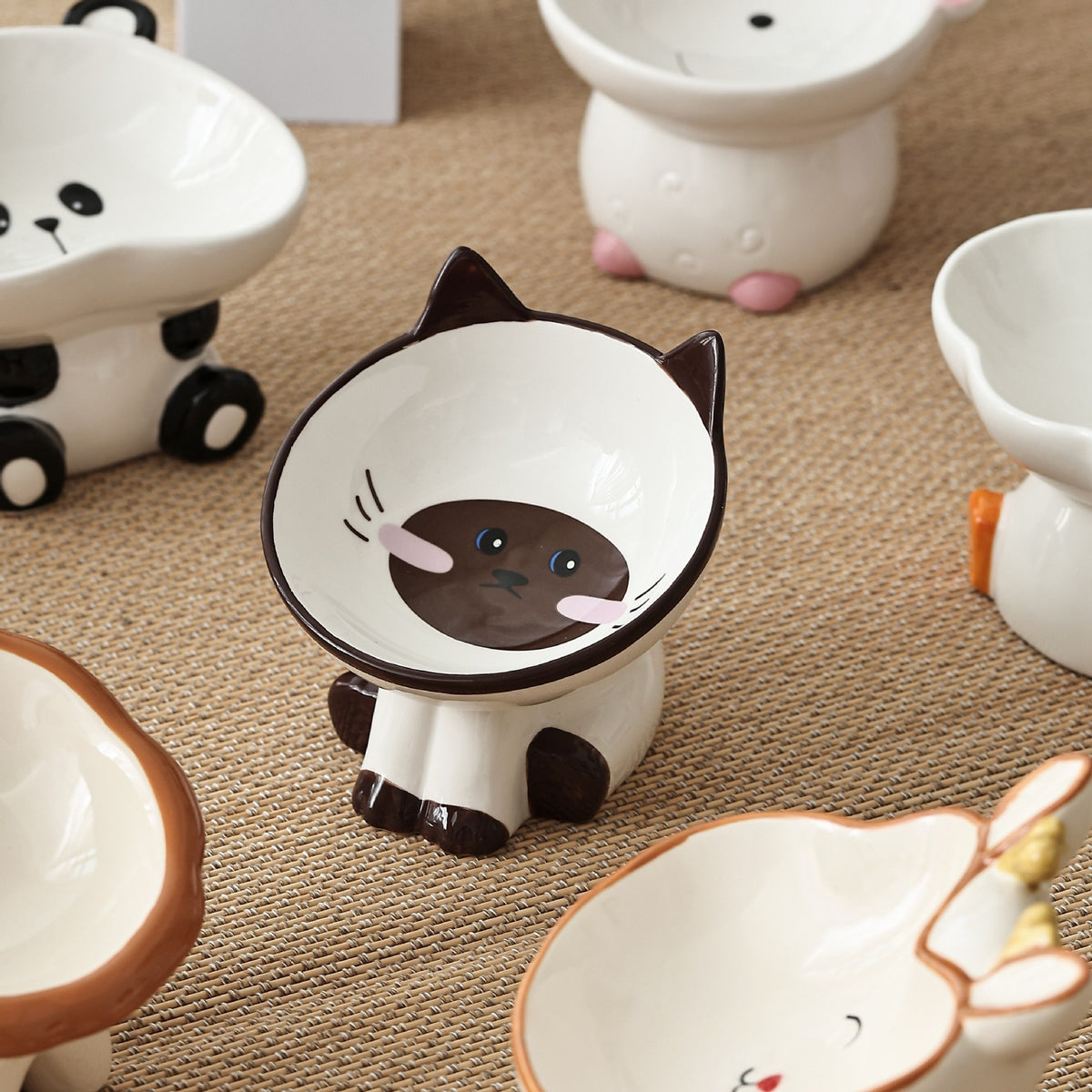 Ceramic Anti-Spill Pet Bowl