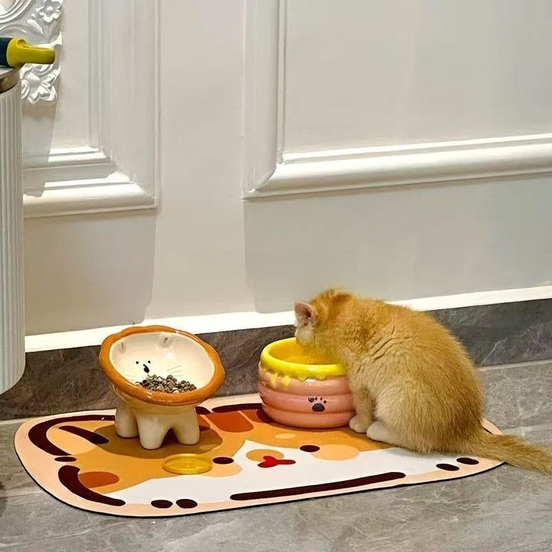 Ceramic Anti-Spill Pet Bowl