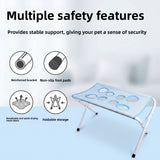Pet grooming hammock dog bath bracket