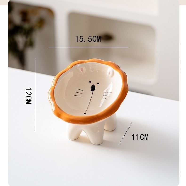 Ceramic Anti-Spill Pet Bowl